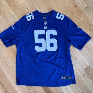 Nike NFL Lawrence Taylor #56 New York Giants Jersey XXL Blue On Field